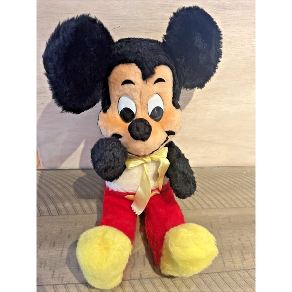 Vintage Mickey Mouse Walt Disney Characters California Stuffed Toys Plush 1950s - Picture 1 of 5